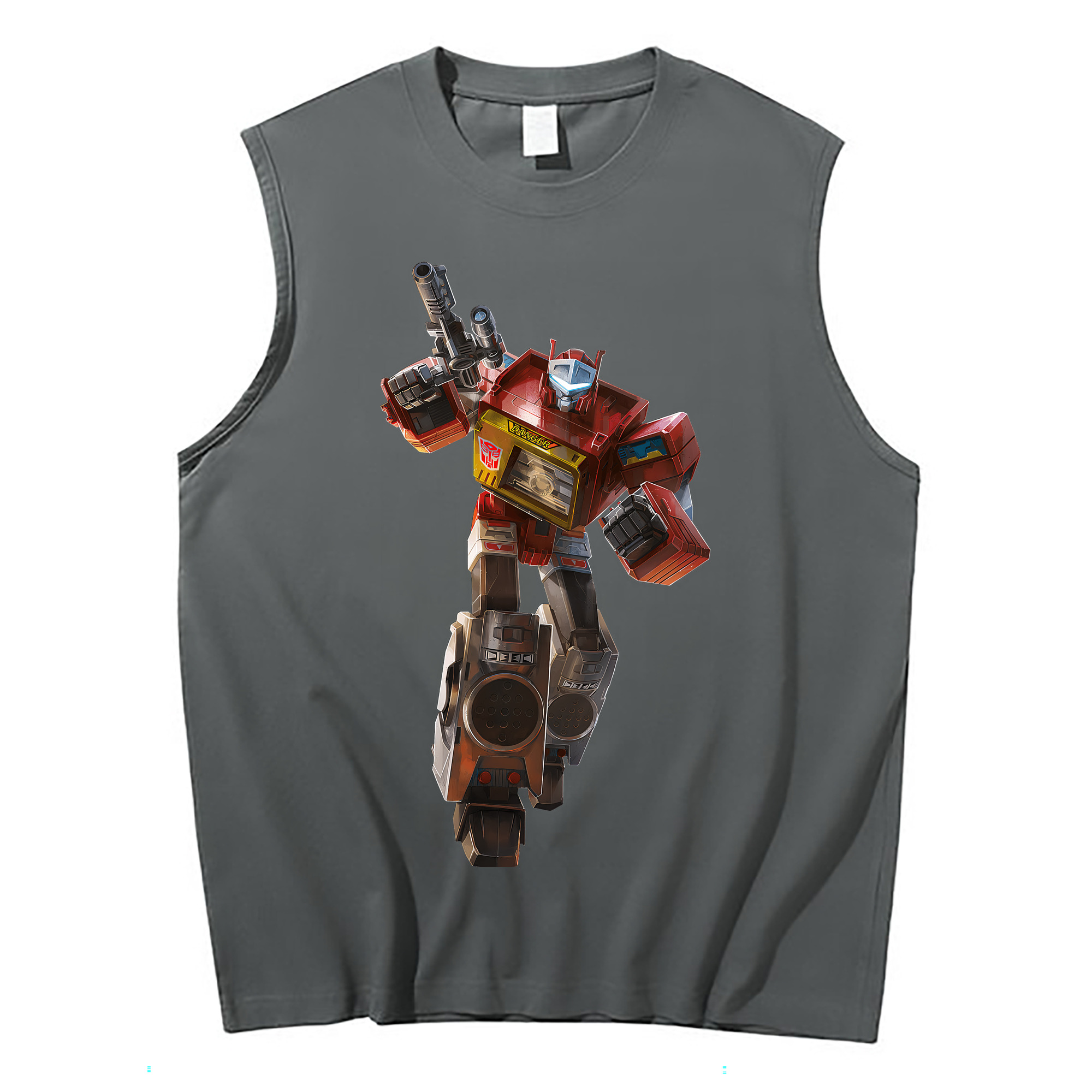 （画像用） Transformers トランスフォーマー コットン100％タンクトップ（フロントプリント）
